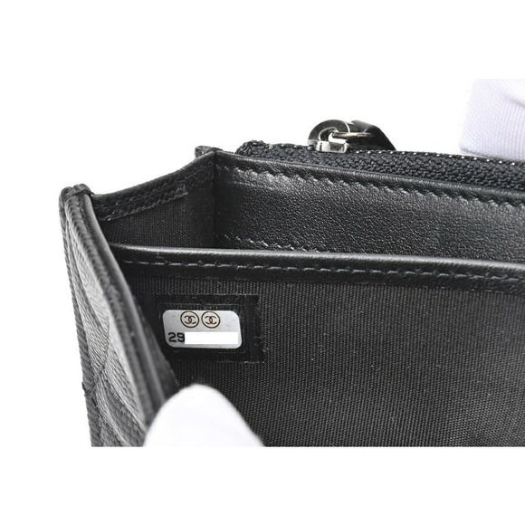 Chanel Boy Chanel Flap Wallet Large Caviar Skin Black - Picture 7 of 8